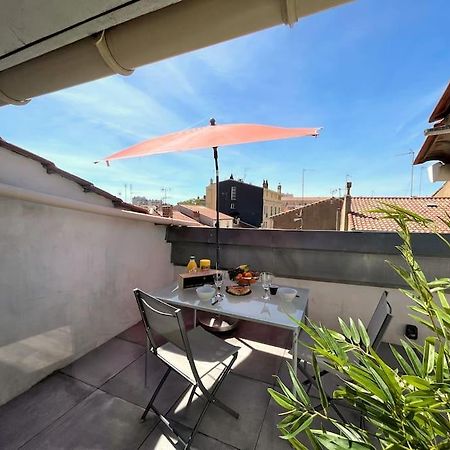 Apartamento Charme Urbain Sous Les Toits-Terrasse/Clim/Parking Béziers Exterior foto