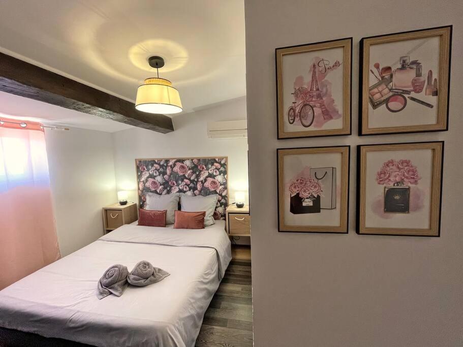 Apartamento Charme Urbain Sous Les Toits-Terrasse/Clim/Parking Béziers Exterior foto